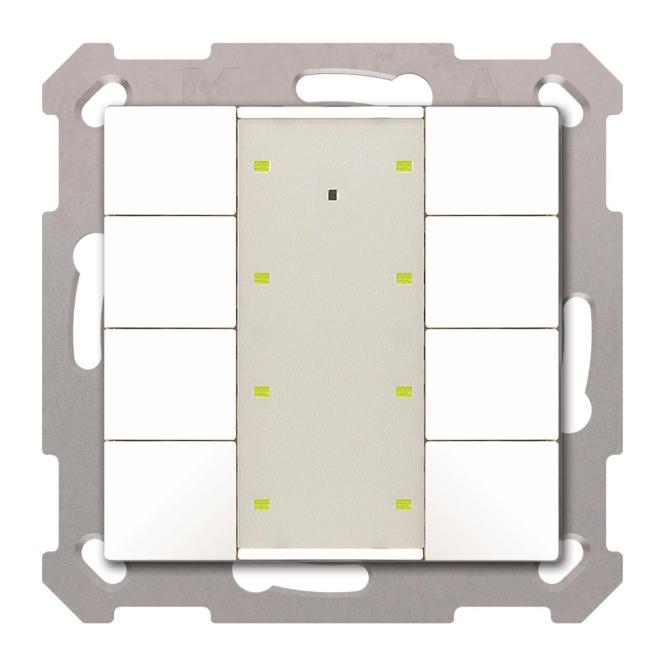MDT BE-TA55P8.G2 Taster Plus 55 8-fach Reinweiß glänzend - 6956723