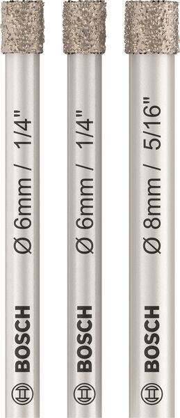 Bosch Diamantbohrer-Set 2607011626 Expert for Ceramic (6 6 8 mm) - 6991910
