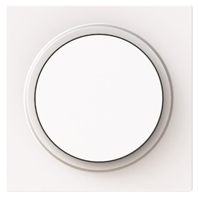 BJ Zentralscheibe 6540-44G-102 Drehdimmer m.Drehknopf weiß - 7008617