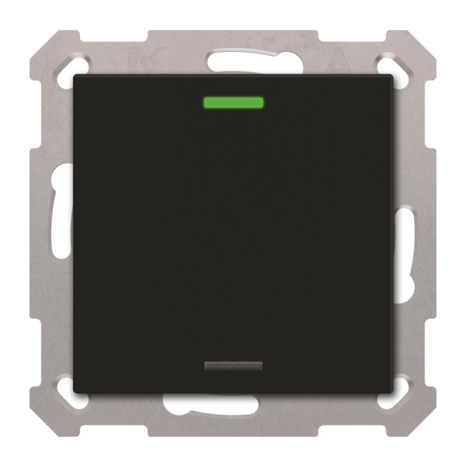 MDT BE-TAL55T106.01 KNX Taster Light 55 1f RGBW Temperatursensor sw - 7081316