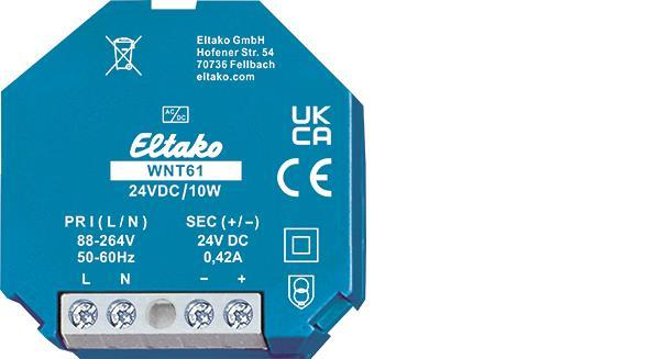 Eltako WNT61-24VDC/10W Weitbereichts-Schaltnetzteil 61000265 - 7081771