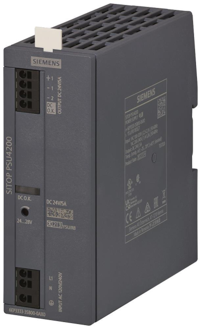 Siemens 6EP3333-3SB00-0AX0 SITOP PSU4200 Stromversorgung 1phasig DC 24V/5A Automatisier.Technik