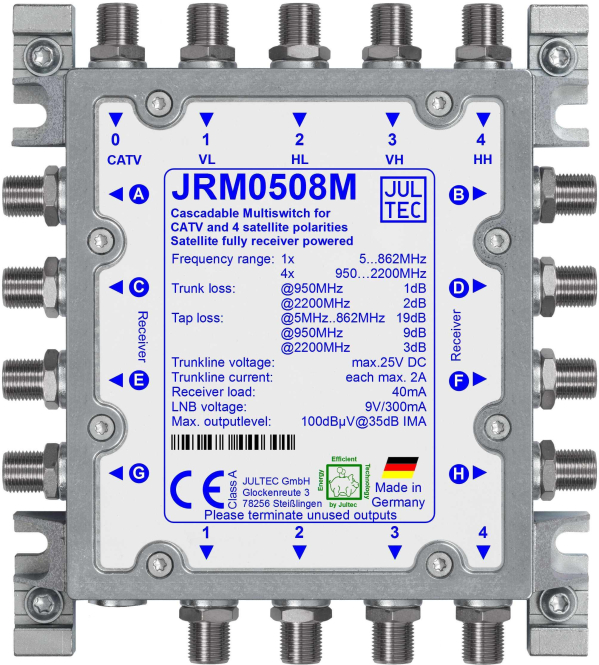 Jultec Multischalter JRM0508M 5 auf 8 Kaskade - 7088936
