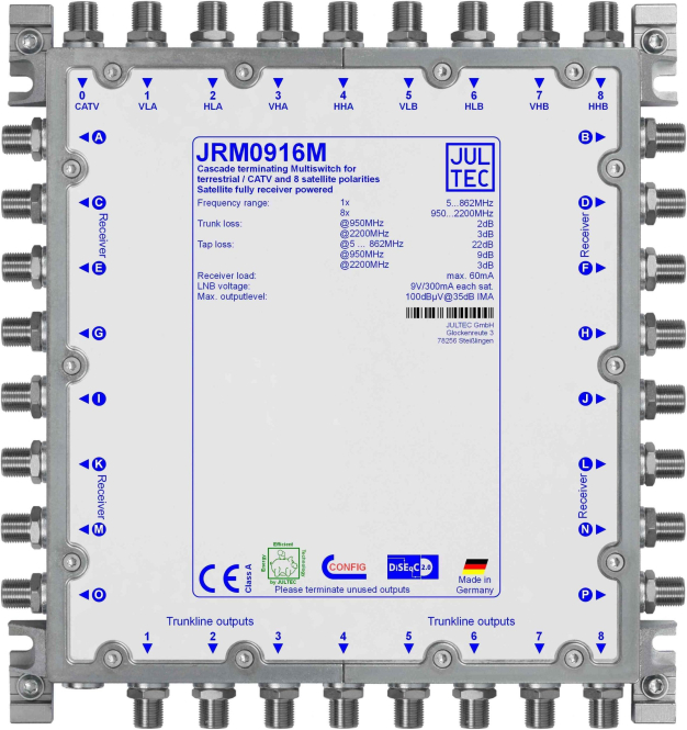 Jultec Multischalter JRM0916M 9 auf 16 Kaskade - 7088946