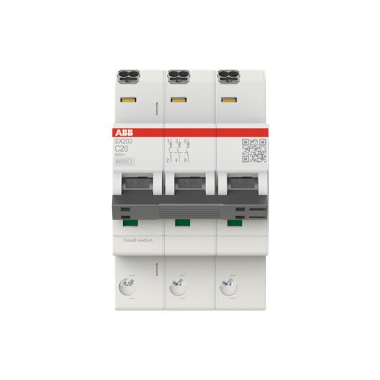 ABB Sicherungsautomat Flexline SX203-C20 C-Charakteristik 6kA 2CDS253003R0204
