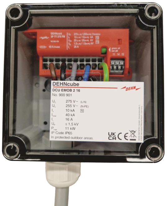 Dehn Überspannungsableiter Typ 2+3 DEHNcube emob 900901