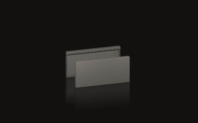 4028177978317 - VX Sockel-Blende seitlich H 200 mm für T 600 mm Stahlblech Sockel Seitenset 8660043 Inhalt 1 St