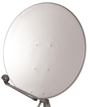 Televes Alu-Spiegel 124x133cm S120-G #2 Teile# graphit mit EL/HZ Halterung