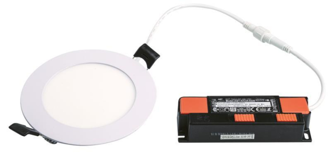 Rutec Slim-Downli. TALAN XXS 5-9W 48500 470-880lm 27/3/4K IP44 D118mm DA108mm