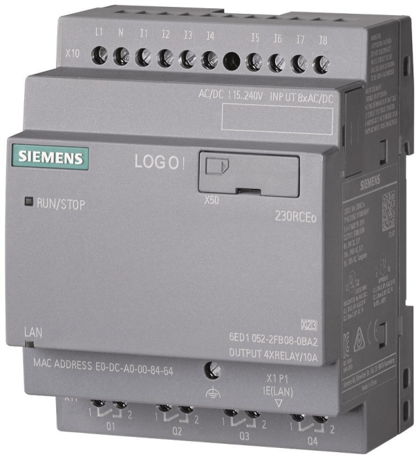 Siemens LOGO! 230RCEO 6ED1052-2FB08-0BA2 Logo 8.4 Automatisier.Technik