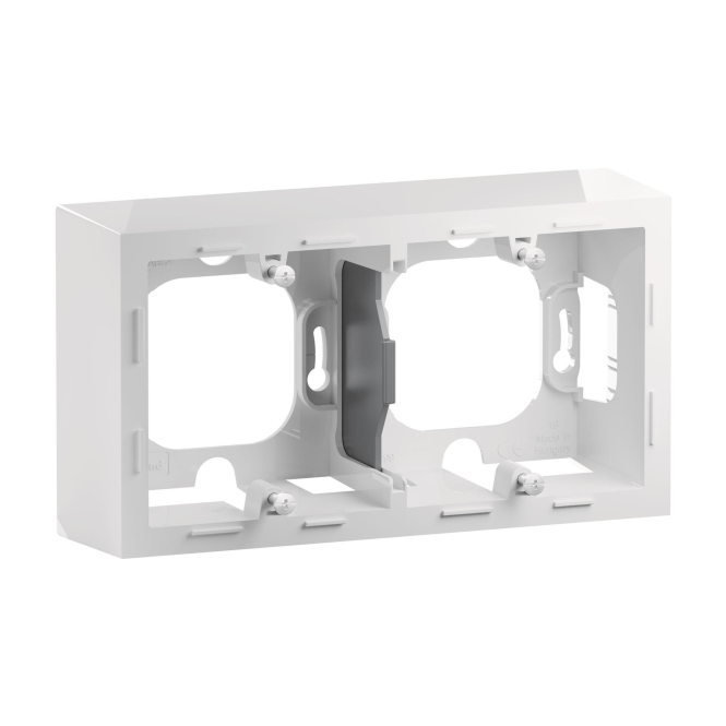 Legrand 765199 SEANO APgehäuse 2-fach in der Farbausführung Ultraweiß