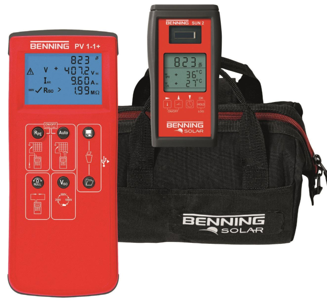 BENNING PV 1-1+S - BENNING PV 1-1+ Set, PV-Installation