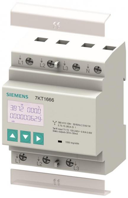 Siemens SENTRON 7KT1666-0EE01-0EE0 Messgerät 7KT PAC1600 3ph 80 A