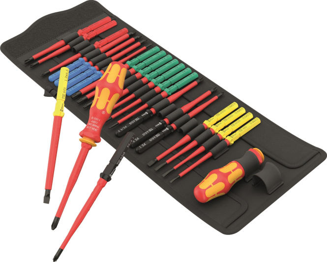 Wera Kraftform Kompakt VDE 05006617001 Big Pack 1 26-teiliges VDE Set Werkzeug Messgeräte