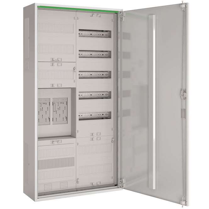 ABN Zählerschrank eHZ 2Z ABNRS207E0012 1V 1APZ HLAK IP44 SKII 5p Zählerschr./Verteilg