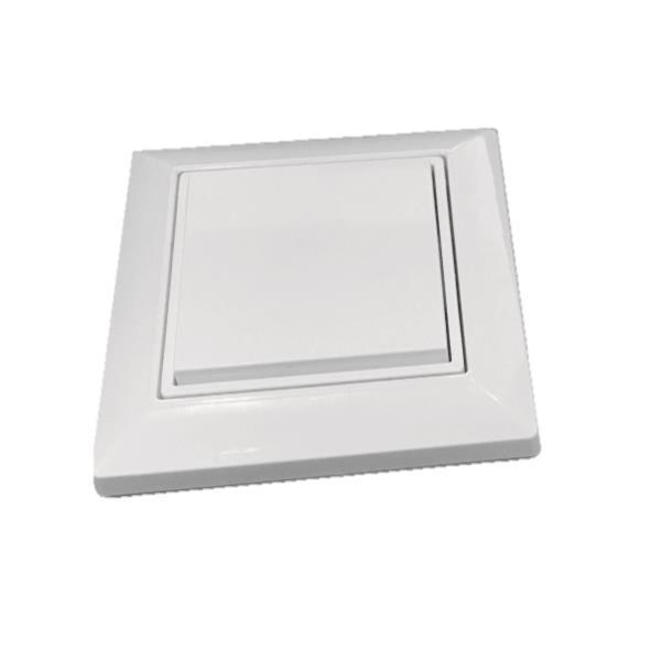 Casambi Wandschalter weiss 1fach 808922 2-Kanal, batterielos quadratisch Wippe