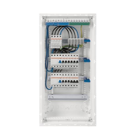 Striebel Komplettverteiler UKB4DOK10D komplett best. 2xFi4x40 9xB16 1xB20-3pol