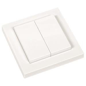 4046787104049 - ELDAT Wandtaster Doppel- RTS23E5004A12 wippe komplett Easywave 2x EIN AUS weiß