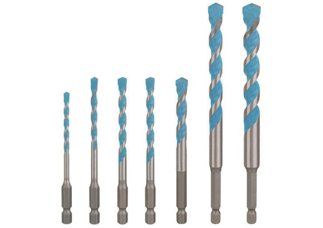 Bosch EXP HEX-9 MultiC.Drill 2608902370 Bit 7pc Werkzeug Messgeräte