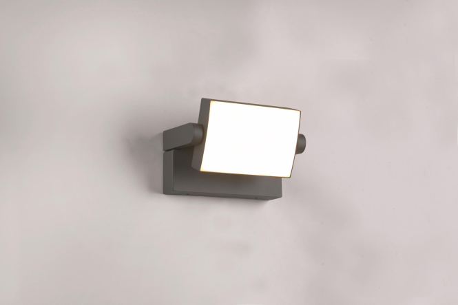 Trio Flutlichtstra./Wandleu. KANSAS 10W 1000lm 3000K IP54 schwenkbar Aussenleuchten