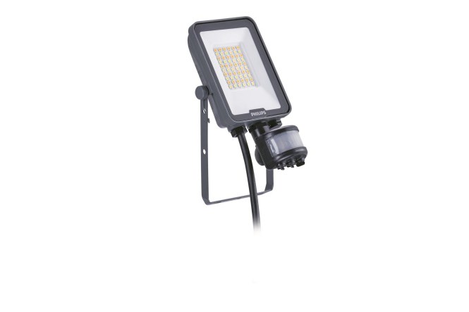 PHIL LED-Strahler Ledinaire IP65 grau 20W 2400lm 3000/4000/6500K symm. Sensor