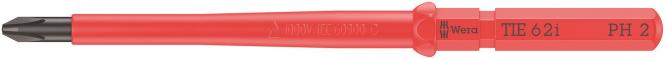 Wera VDE 62 i PH 2x157mm 05006511001 TIE Kraftform Kompakt f.Kreuzschlitz PH (Inhalt 5 Stück)