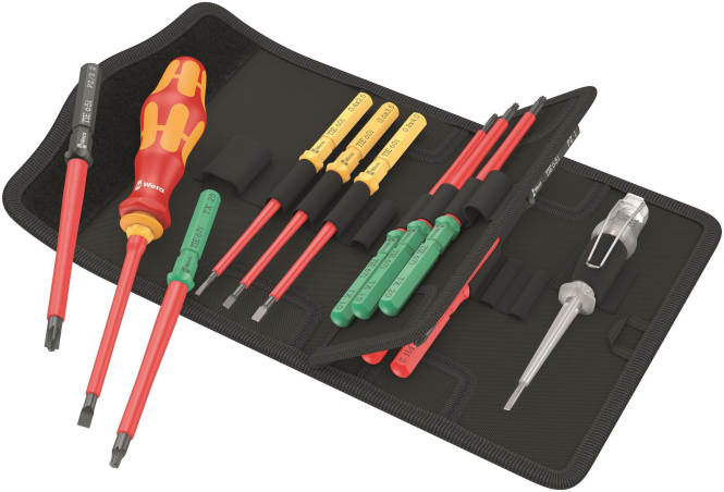 Wera Kraftform Kompakt VDE Universal Tool Finder, 16 tlg. 05006607001 SB Werkzeug Messgeräte