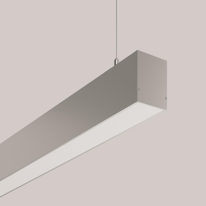 RZB LESS IS MORE 50 silber 312313.004.1 Pendelleuchten 4050lm 4K opal L=1407mm