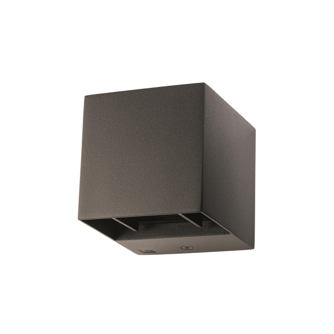 SGL Wandleuchte ARTES Mini grafit 641744 8W 380lm 3000K dimmbar IP44 86x100mm