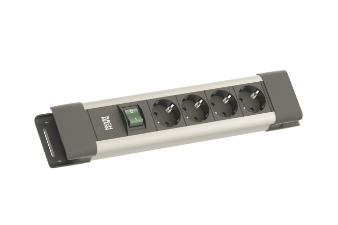 4057298213342 - Bachmann CONNECTUS 4xCEE7 3 BM005906 1xSchalter 20m CEE7 7 Grau 4057298213342 - Bachmann CONNECTUS 4xCEE7 3 BM005906 1xSchalter 20m CEE7 7 Grau