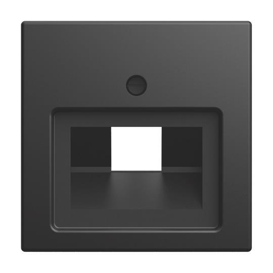 BJ Zentralscheibe UAE 1-fach 1803-915 Busch-balance SI schwarz matt