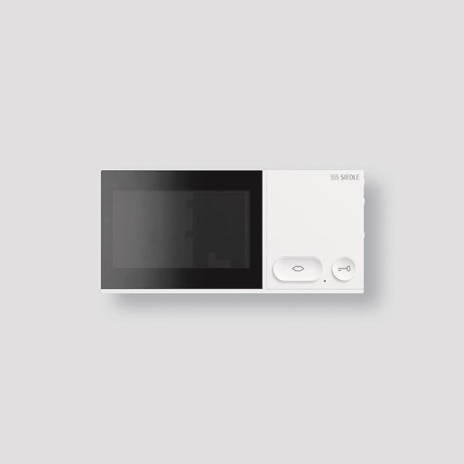 Siedle Indoor Video-Innenstation IQID-0 Signalweiß m.10,9cm Display