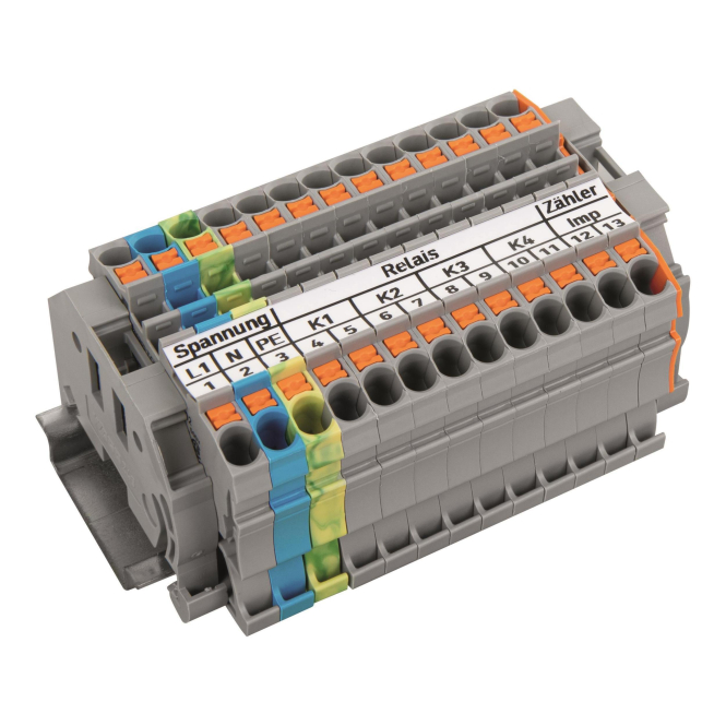 WAGO 821-501 Relaisklemmenleiste,Ausf Enercity Netz,gemäß 9 EEG Verbindungstechnik
