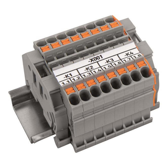 4066966654103 - WAGO 821-500 RelaisklemmenleisteAusf E ON   Avacongemäß 14a EnWGgrau