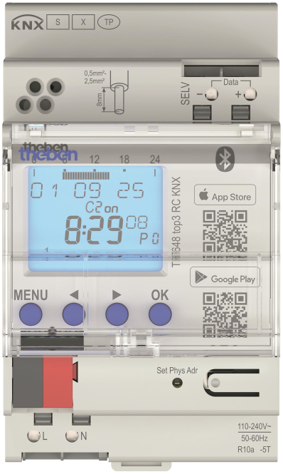 4003468640142 - Theben TR 648 top3 RC KNX KNX-Jahreszeitschaltuhr 6489130