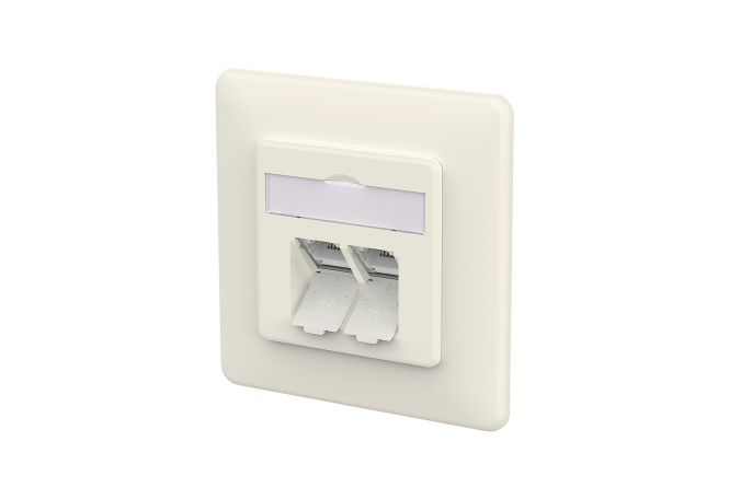 Metz E-DAT C6A LSA++ 2 Port 130E381002-I UP reinweiß Netzw.Telekomm