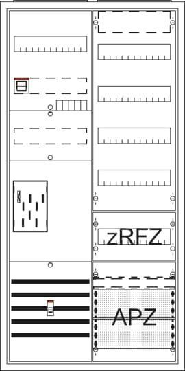 Striebel Komplettschrank BKE-I BA27CBE A27 1Z1V4A2z 16Q 2CPX054540R9999