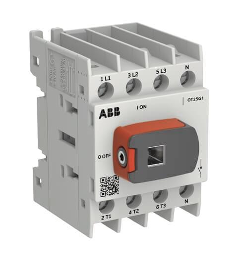 ABB Lasttrennschalter OT OT25G1-4BSN2 Plus 25 A Bgr. G1 4p 1SCA163436R1001 Ind-Schaltgeraete