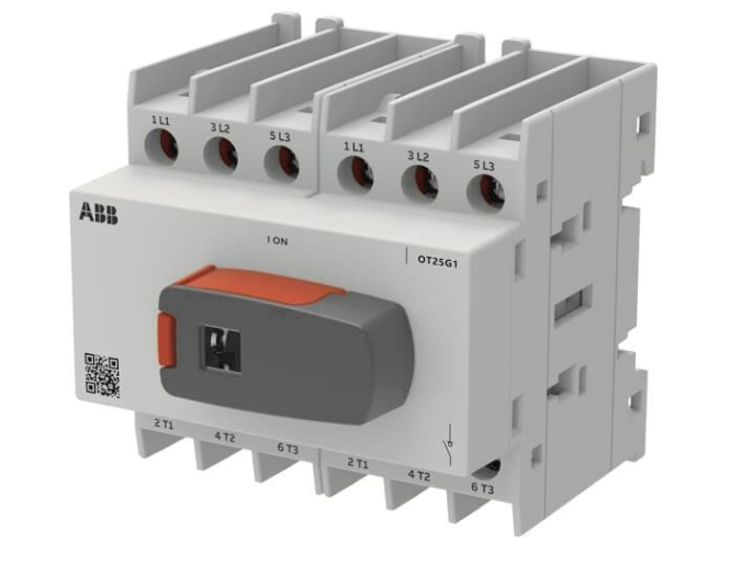ABB Lasttrennschalter OT Plus OT25G1-6BS 25 A Bgr. G1 6p m.Griff 1SCA163699R1001 Ind-Schaltgeraete