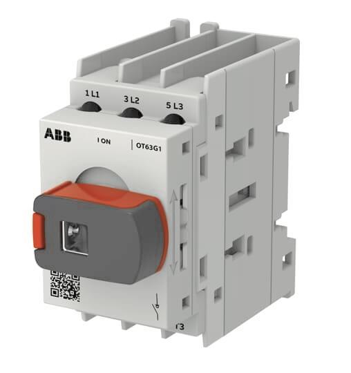 ABB Lasttrennschalter OT Plus OT63G1-3MS 63 A Bgr. G1 3p m.Griff 1SCA163528R1001 Ind-Schaltgeraete