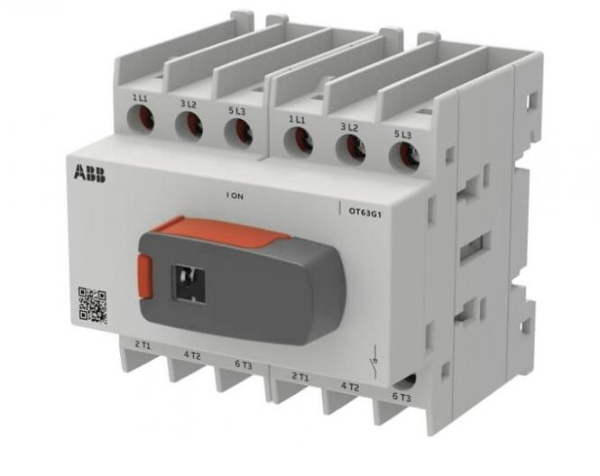 ABB Lasttrennschalter OT Plus OT63G1-6BS 63 A Bgr. G1 6p m.Griff 1SCA163727R1001 Ind-Schaltgeraete