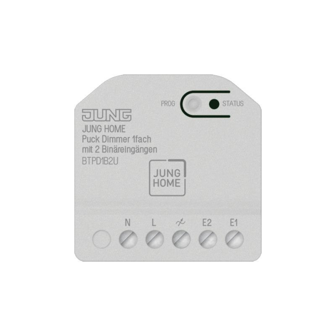 Jung JUNG HOME Puck Dimmer BT P D1 B2 U 1fach m.2 Binäreingängen
