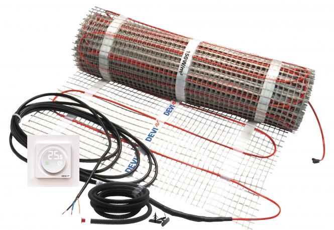 DEVI 140F0479 DEVImat 150 (DTIF) 50x2400 12m² (DTIF) Dünnbett-Set 150W/m²
