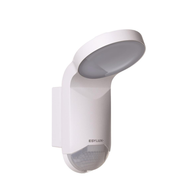Esylux Außenstrahler WILMA WL 100 OP MD 1000lm 27/4K IP65 weiss m.BWM. 3 Modi