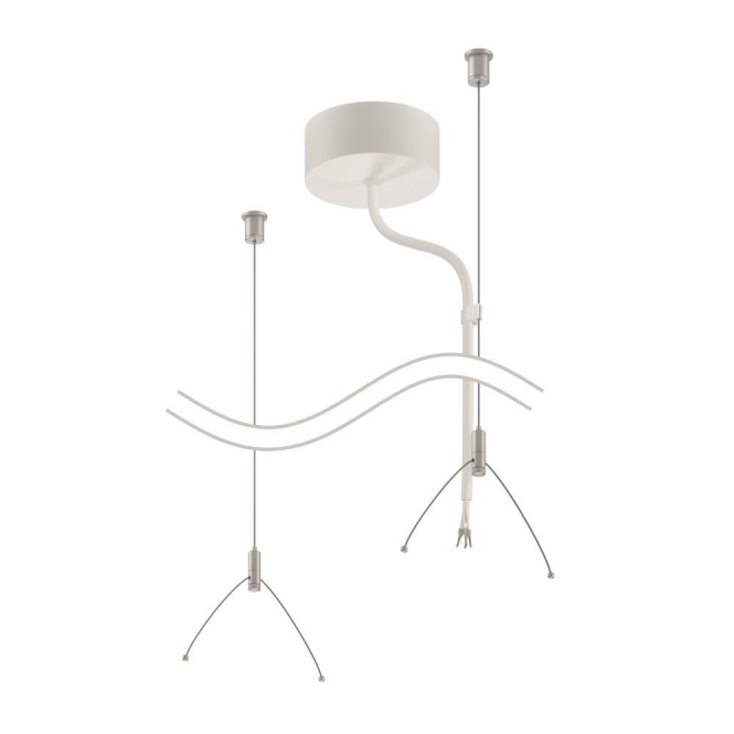 4068754044448 - RZB Montageset LUMARA PLANIA 981546022 inkl 2xY-Abhängung 15m Baldachin Zlt