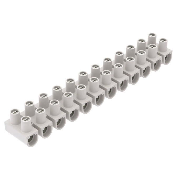 OBO 74 CE WS/ORLK 6 Reihenlüsterklemme 6mm² Polypropylen weiß 2056708 (Inhalt 10 Stück)