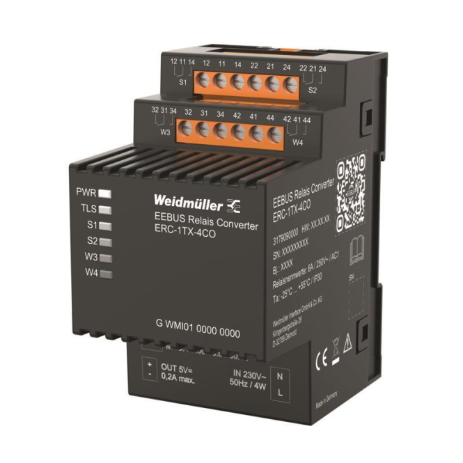 Weidmüller ERC-1TX-4CO Relaiswandler m.digitaler Schnittstelle 3179090000