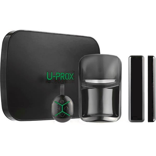 U-PROXX AUP-MPX-LE-KF-KIT-BK Funk-Alarm- zentr.-Set 250 ML inkl. PIR-Bewegungsm. Hauskomm/Batt/Sicher