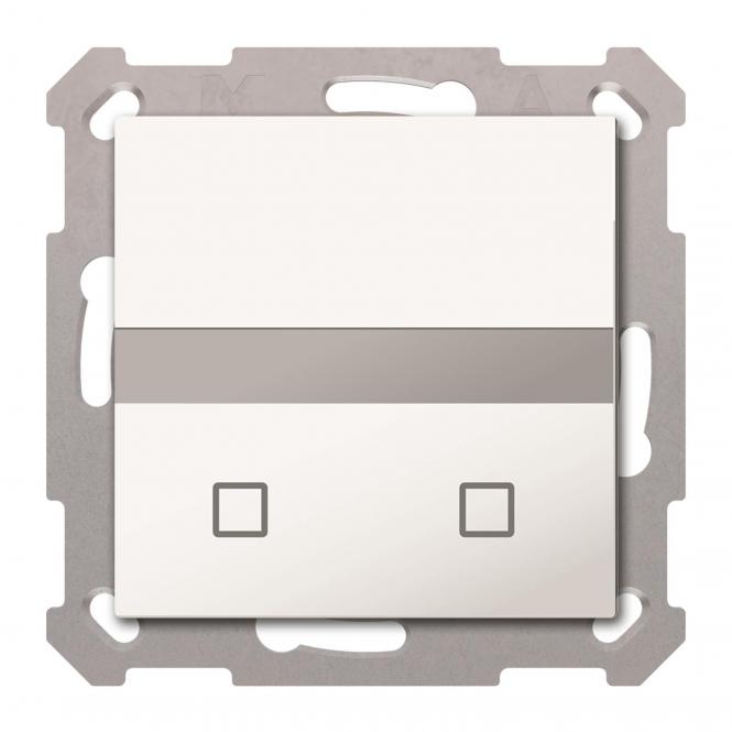 MDT BWM-55T02.03S KNX Bewegungsmelder/ Automatiksch.TS 55 Reinweiß glänz.Secure Schaltermat/Geb.Steu