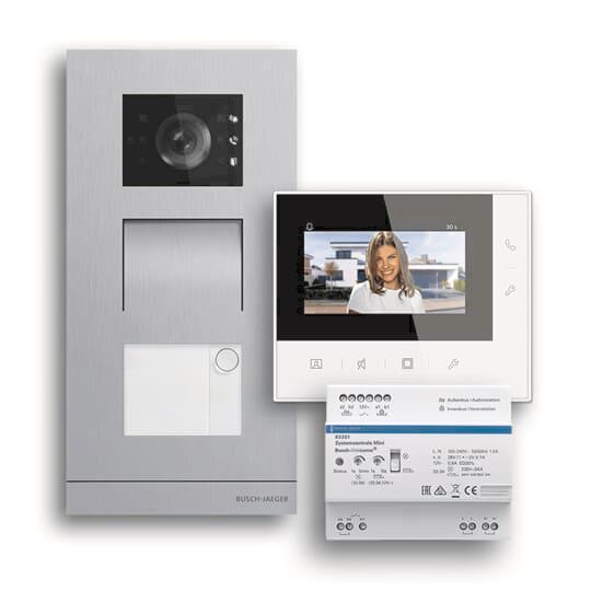 BJ Einfamilienhaus-Set Video 83-1FHB/SET Basic Welcome 2-Draht AP